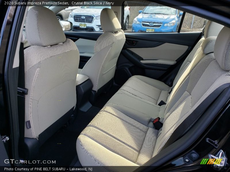 Crystal Black Silica / Ivory 2020 Subaru Impreza Premium Sedan