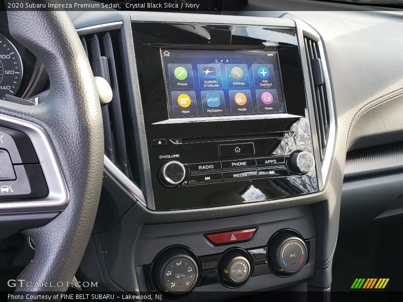 Crystal Black Silica / Ivory 2020 Subaru Impreza Premium Sedan