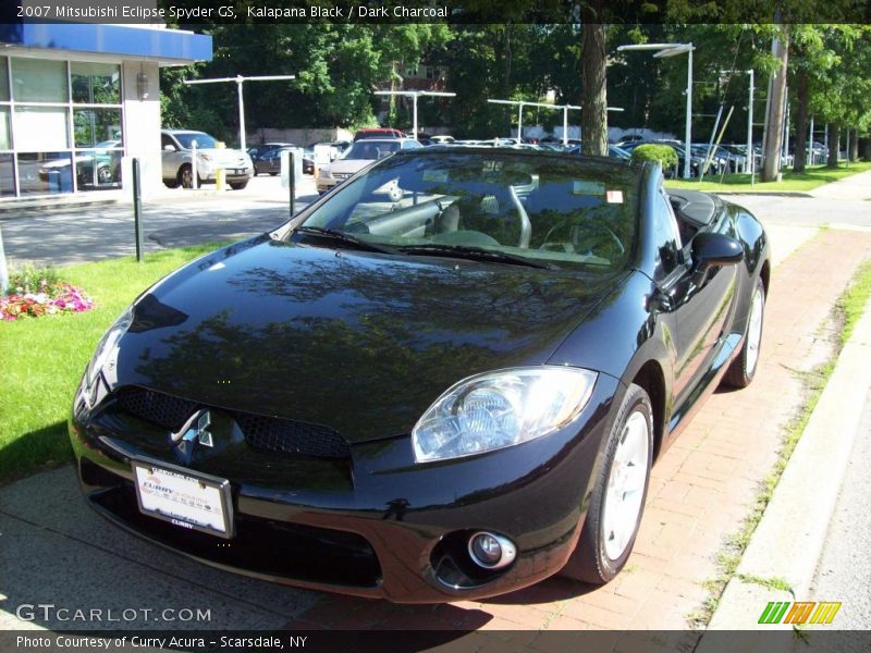 Kalapana Black / Dark Charcoal 2007 Mitsubishi Eclipse Spyder GS