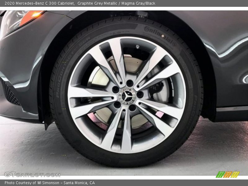 Graphite Grey Metallic / Magma Gray/Black 2020 Mercedes-Benz C 300 Cabriolet