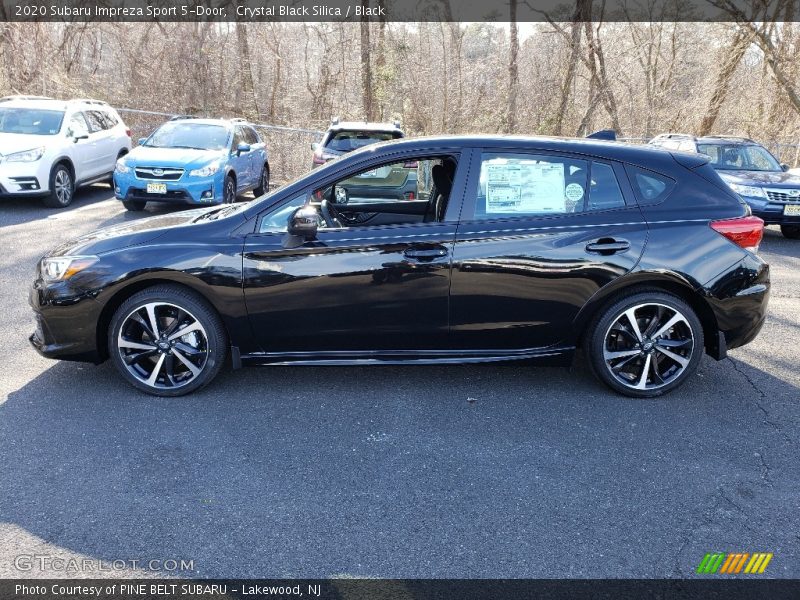 Crystal Black Silica / Black 2020 Subaru Impreza Sport 5-Door
