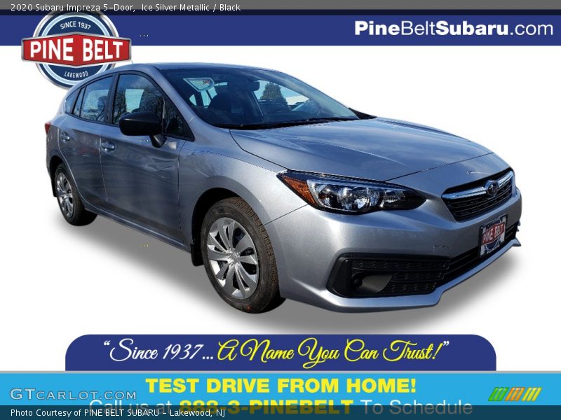 Ice Silver Metallic / Black 2020 Subaru Impreza 5-Door