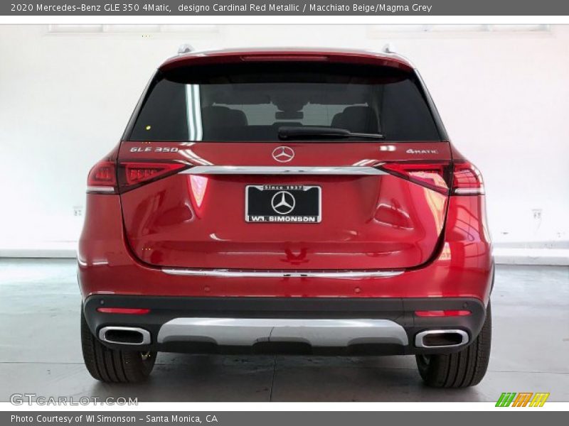 designo Cardinal Red Metallic / Macchiato Beige/Magma Grey 2020 Mercedes-Benz GLE 350 4Matic
