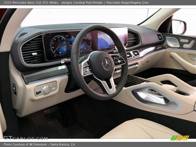 designo Cardinal Red Metallic / Macchiato Beige/Magma Grey 2020 Mercedes-Benz GLE 350 4Matic