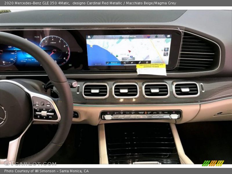 designo Cardinal Red Metallic / Macchiato Beige/Magma Grey 2020 Mercedes-Benz GLE 350 4Matic