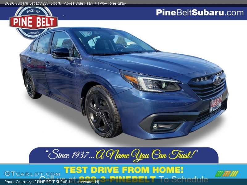 Abyss Blue Pearl / Two-Tone Gray 2020 Subaru Legacy 2.5i Sport
