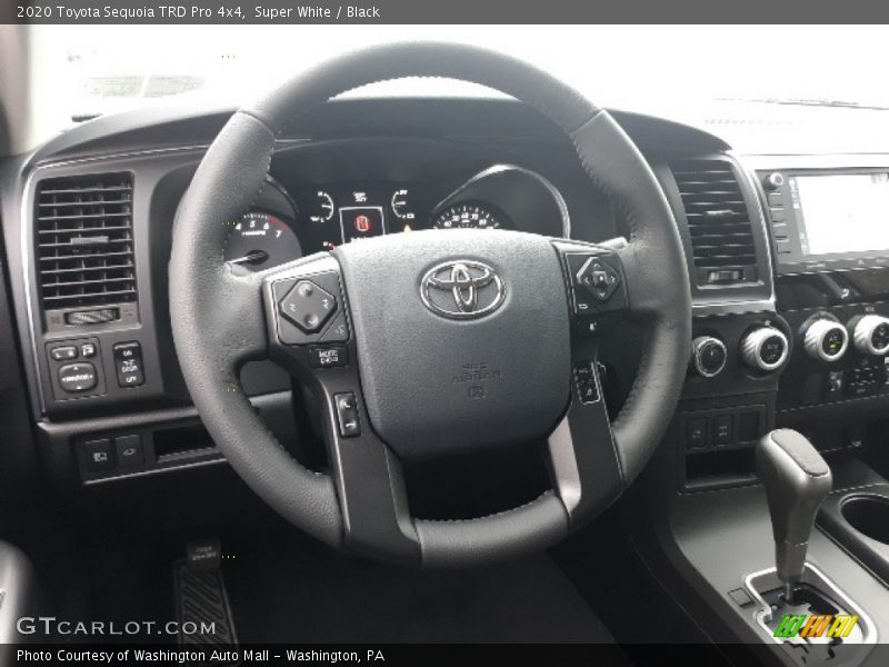 Super White / Black 2020 Toyota Sequoia TRD Pro 4x4