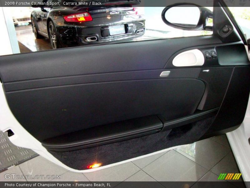Carrara White / Black 2008 Porsche Cayman S Sport