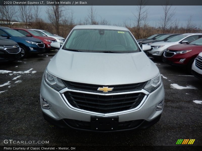 Silver Ice Metallic / Jet Black 2020 Chevrolet Equinox LT