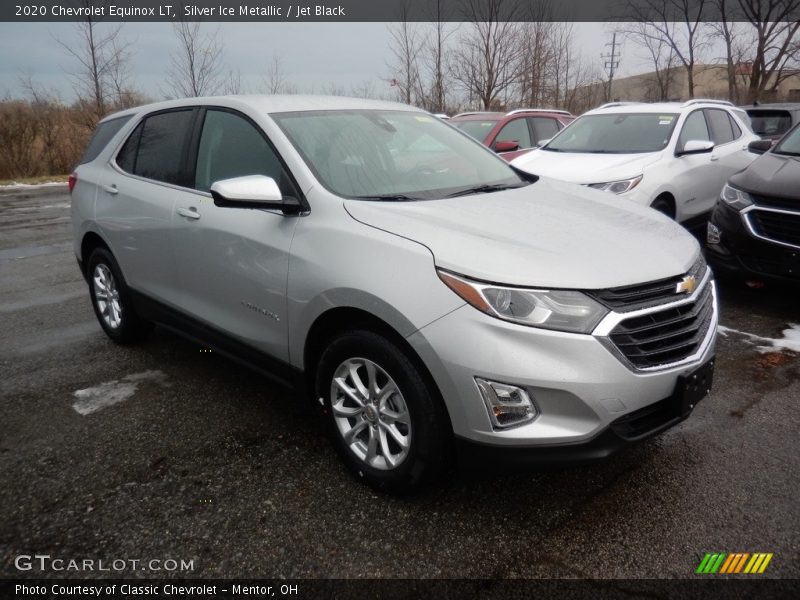 Silver Ice Metallic / Jet Black 2020 Chevrolet Equinox LT