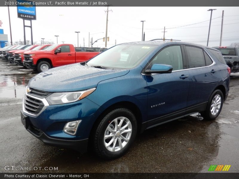 Pacific Blue Metallic / Jet Black 2020 Chevrolet Equinox LT