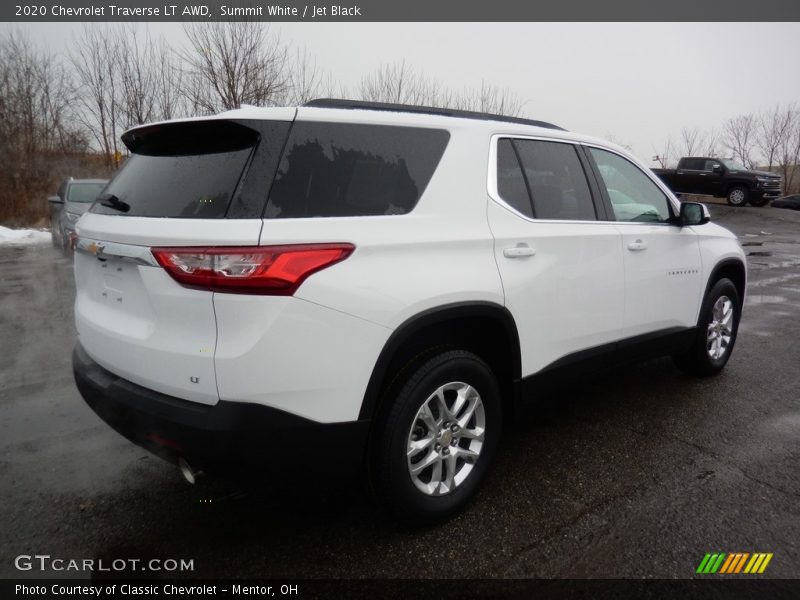 Summit White / Jet Black 2020 Chevrolet Traverse LT AWD