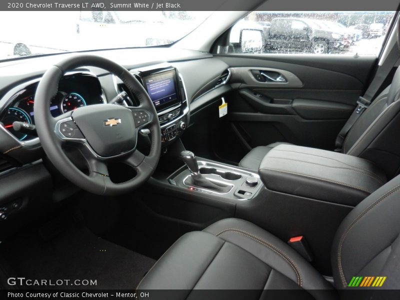 Summit White / Jet Black 2020 Chevrolet Traverse LT AWD