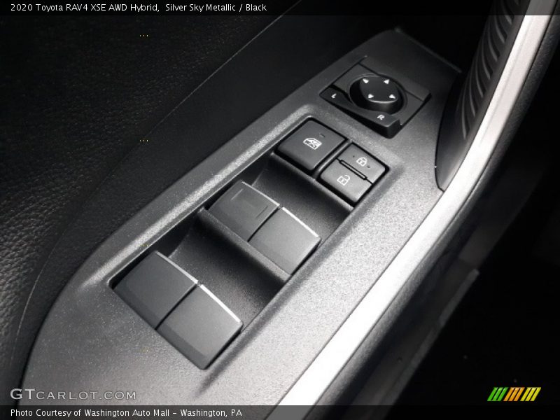 Silver Sky Metallic / Black 2020 Toyota RAV4 XSE AWD Hybrid