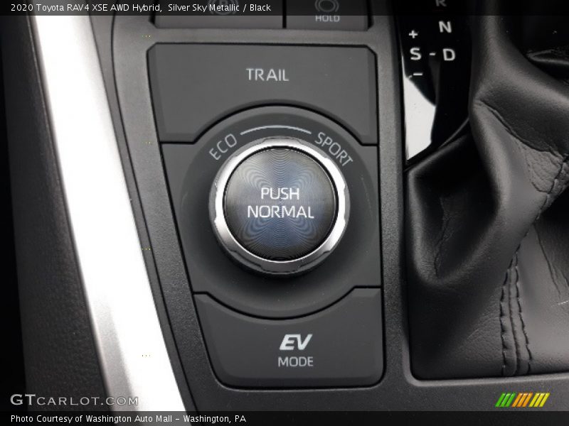 Controls of 2020 RAV4 XSE AWD Hybrid