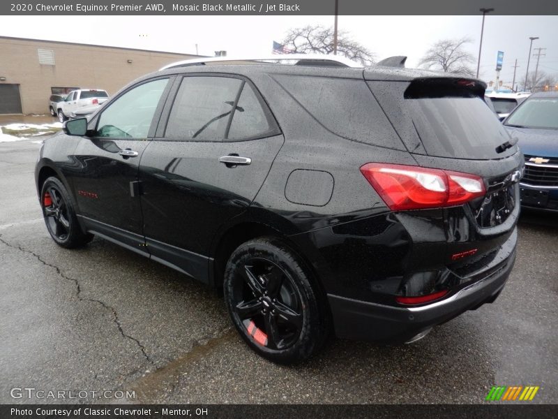 Mosaic Black Metallic / Jet Black 2020 Chevrolet Equinox Premier AWD