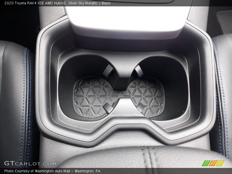 Silver Sky Metallic / Black 2020 Toyota RAV4 XSE AWD Hybrid