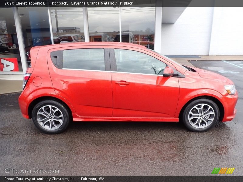  2020 Sonic LT Hatchback Cayenne Orange Metallic