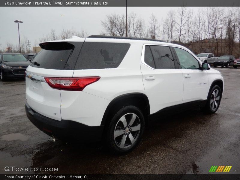 Summit White / Jet Black 2020 Chevrolet Traverse LT AWD