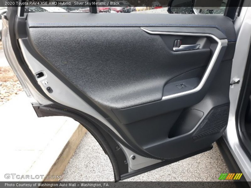 Silver Sky Metallic / Black 2020 Toyota RAV4 XSE AWD Hybrid