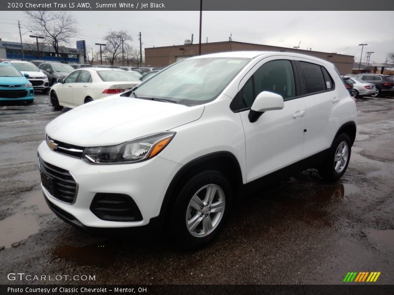 Summit White / Jet Black 2020 Chevrolet Trax LS AWD