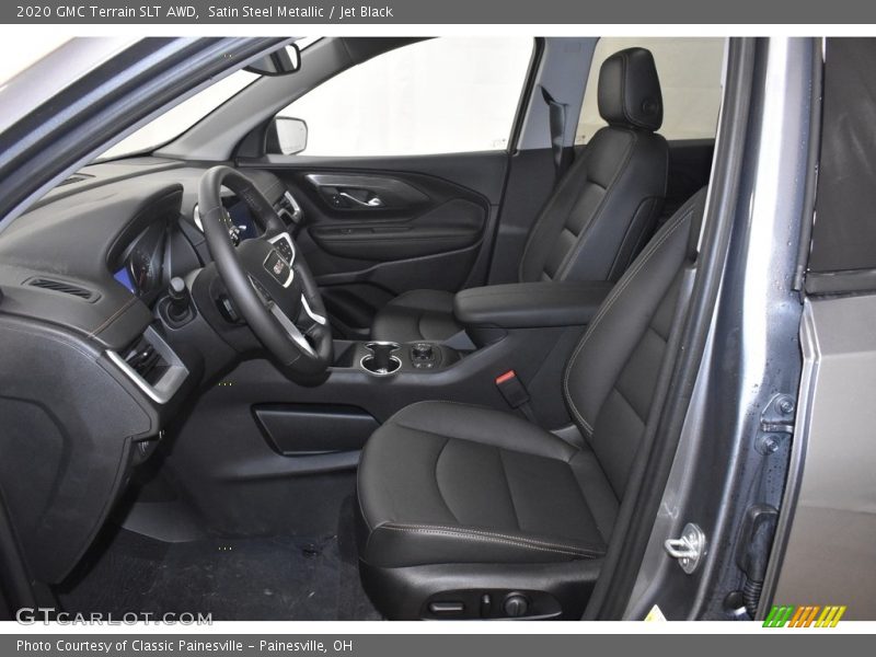 Satin Steel Metallic / Jet Black 2020 GMC Terrain SLT AWD