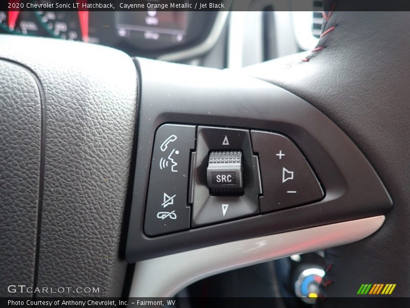 Cayenne Orange Metallic / Jet Black 2020 Chevrolet Sonic LT Hatchback