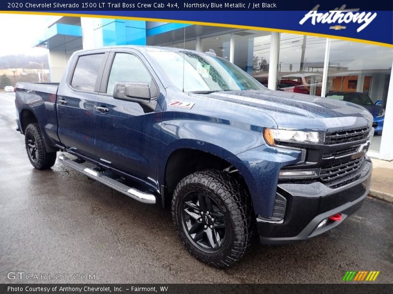 Northsky Blue Metallic / Jet Black 2020 Chevrolet Silverado 1500 LT Trail Boss Crew Cab 4x4