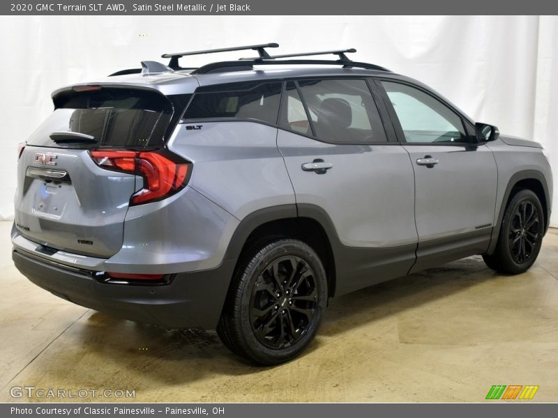 Satin Steel Metallic / Jet Black 2020 GMC Terrain SLT AWD