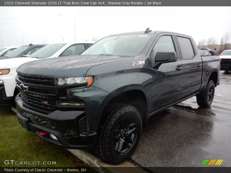 Shadow Gray Metallic / Jet Black 2020 Chevrolet Silverado 1500 LT Trail Boss Crew Cab 4x4