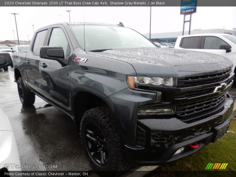 Shadow Gray Metallic / Jet Black 2020 Chevrolet Silverado 1500 LT Trail Boss Crew Cab 4x4
