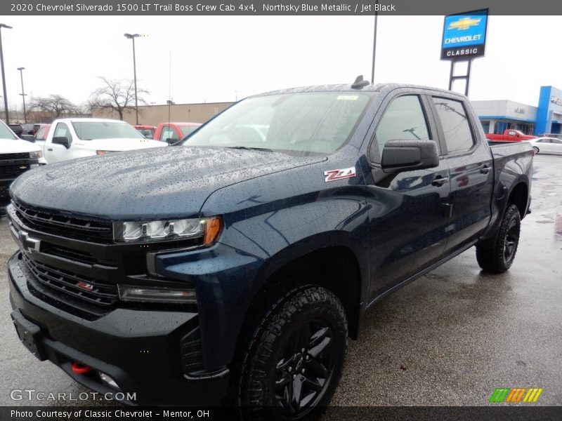 Northsky Blue Metallic / Jet Black 2020 Chevrolet Silverado 1500 LT Trail Boss Crew Cab 4x4