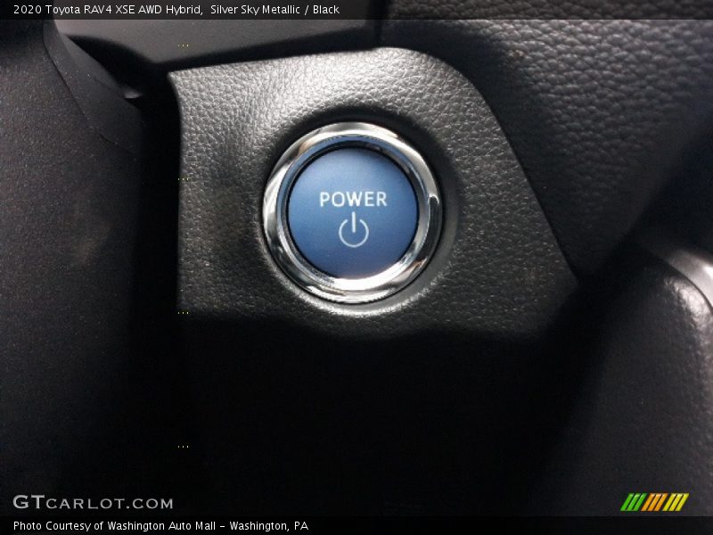 Silver Sky Metallic / Black 2020 Toyota RAV4 XSE AWD Hybrid