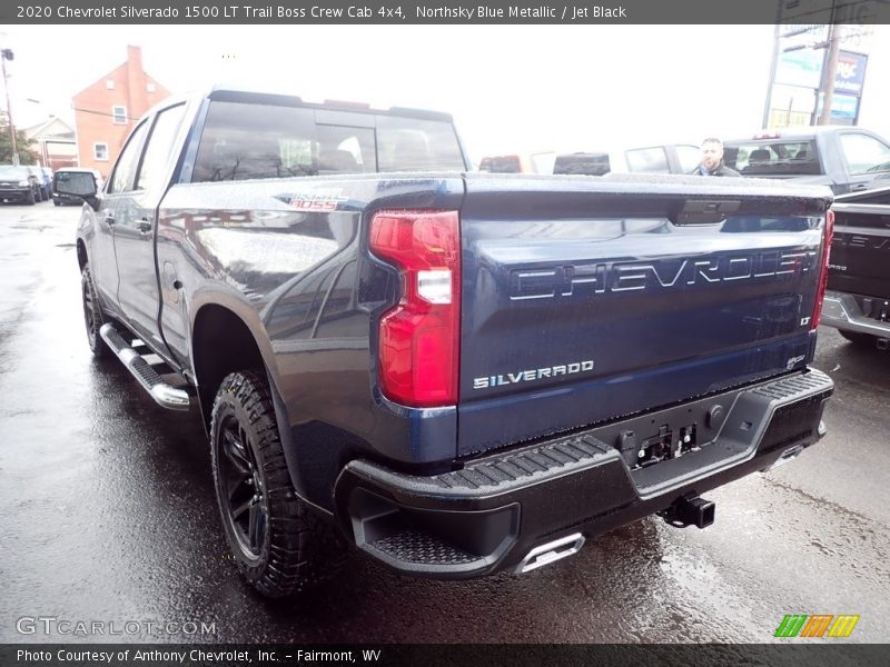 Northsky Blue Metallic / Jet Black 2020 Chevrolet Silverado 1500 LT Trail Boss Crew Cab 4x4