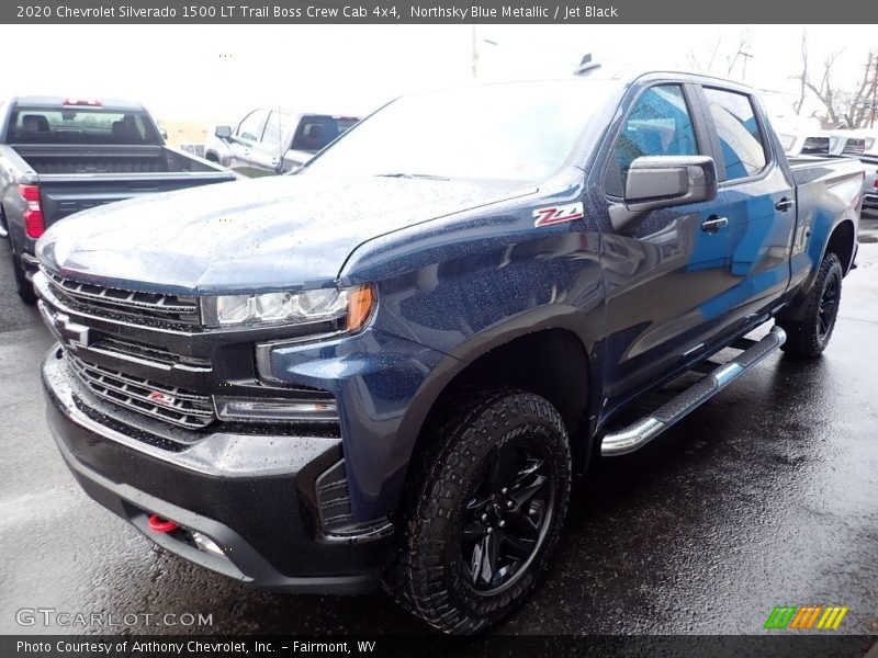 Northsky Blue Metallic / Jet Black 2020 Chevrolet Silverado 1500 LT Trail Boss Crew Cab 4x4