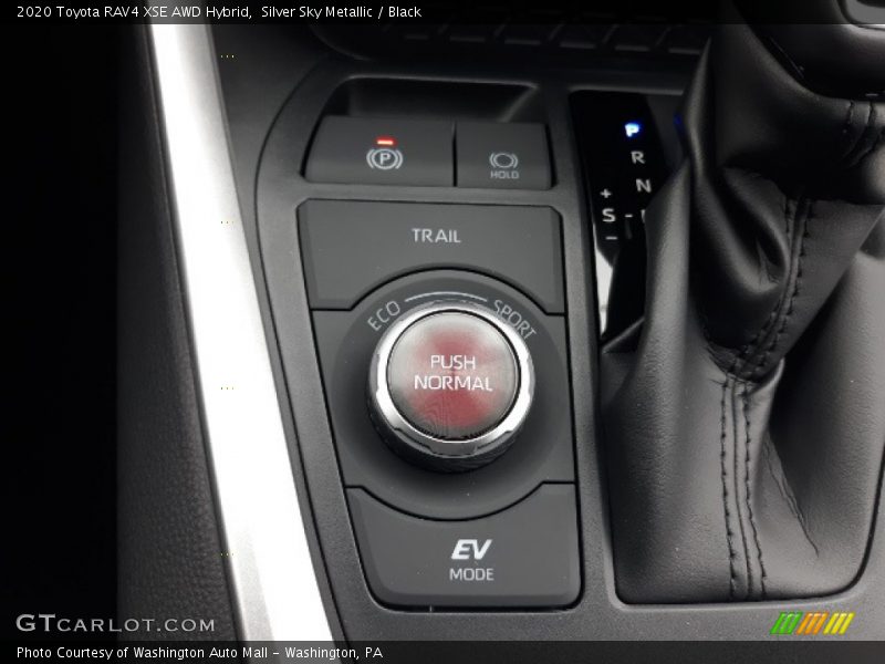 Silver Sky Metallic / Black 2020 Toyota RAV4 XSE AWD Hybrid