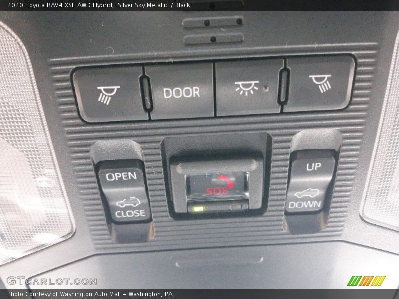 Silver Sky Metallic / Black 2020 Toyota RAV4 XSE AWD Hybrid