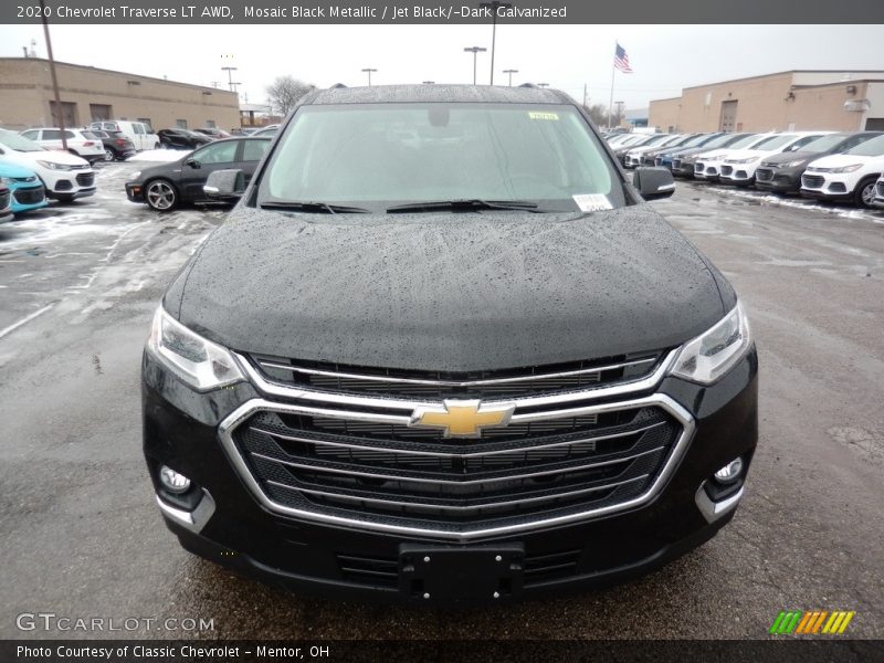 Mosaic Black Metallic / Jet Black/­Dark Galvanized 2020 Chevrolet Traverse LT AWD