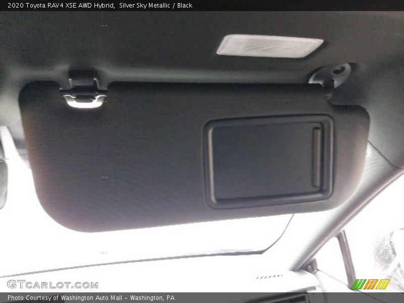 Silver Sky Metallic / Black 2020 Toyota RAV4 XSE AWD Hybrid