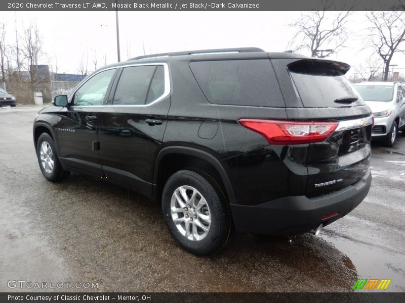 Mosaic Black Metallic / Jet Black/­Dark Galvanized 2020 Chevrolet Traverse LT AWD