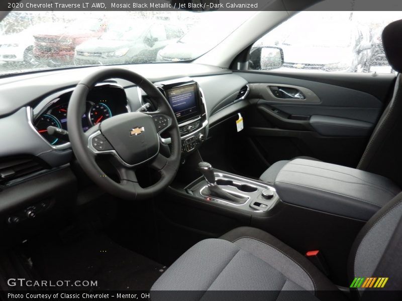 Mosaic Black Metallic / Jet Black/­Dark Galvanized 2020 Chevrolet Traverse LT AWD