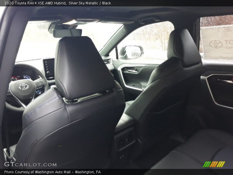 Silver Sky Metallic / Black 2020 Toyota RAV4 XSE AWD Hybrid