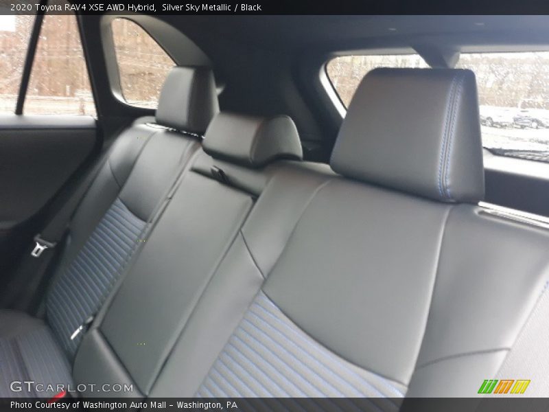 Silver Sky Metallic / Black 2020 Toyota RAV4 XSE AWD Hybrid