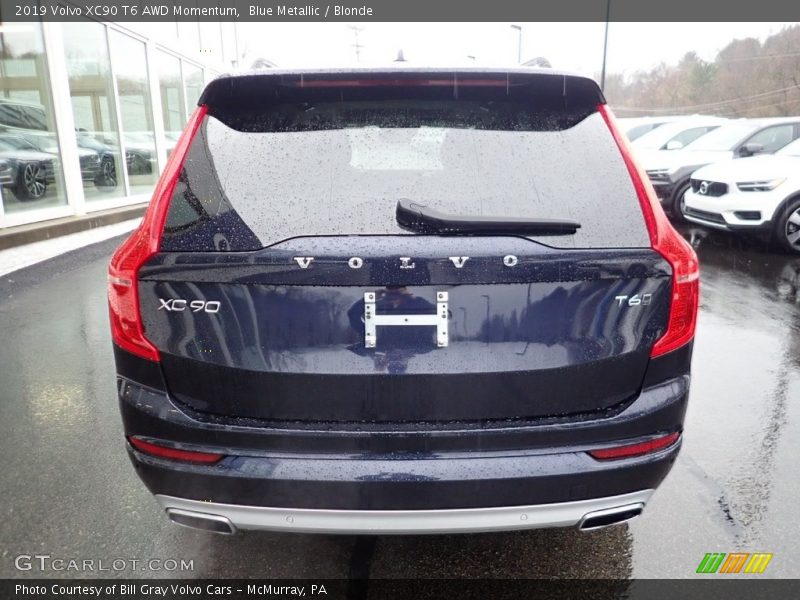 Blue Metallic / Blonde 2019 Volvo XC90 T6 AWD Momentum