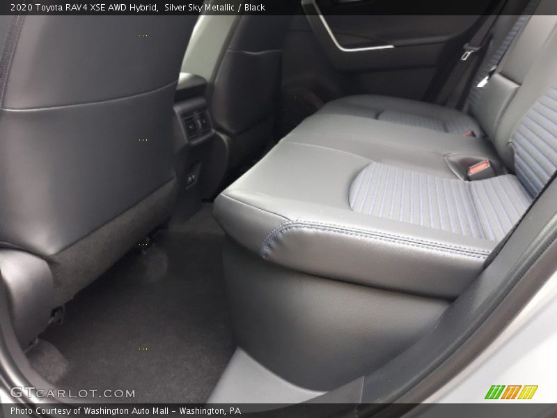 Silver Sky Metallic / Black 2020 Toyota RAV4 XSE AWD Hybrid