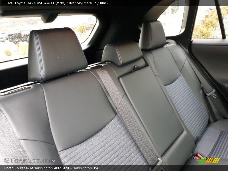 Silver Sky Metallic / Black 2020 Toyota RAV4 XSE AWD Hybrid
