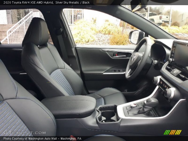 Silver Sky Metallic / Black 2020 Toyota RAV4 XSE AWD Hybrid