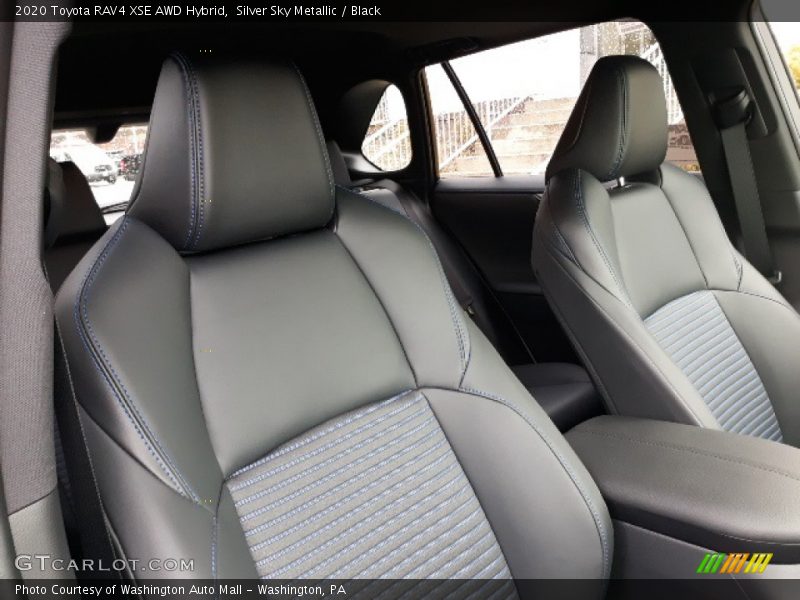 Silver Sky Metallic / Black 2020 Toyota RAV4 XSE AWD Hybrid