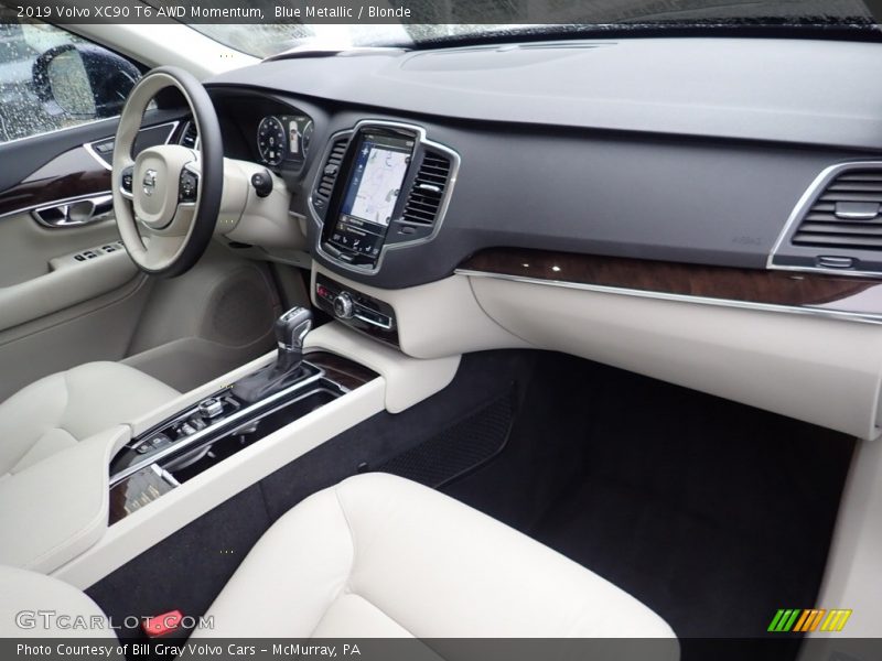 Blue Metallic / Blonde 2019 Volvo XC90 T6 AWD Momentum