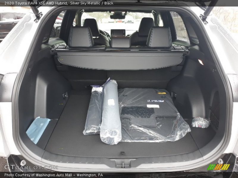 Silver Sky Metallic / Black 2020 Toyota RAV4 XSE AWD Hybrid